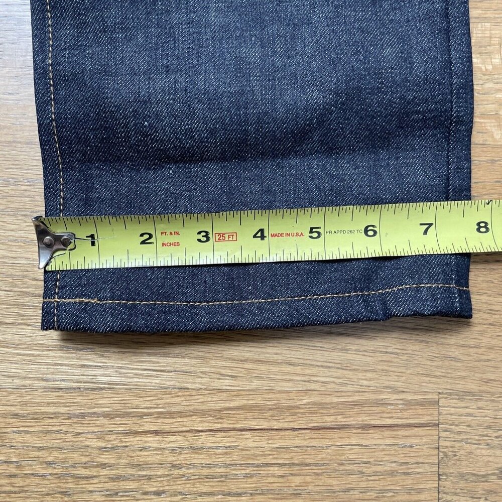 TAYLOR STITCH The Democratic Natural Indigo Selvage Denim Jeans Sz 31x34 $248 - Picture 12 of 13